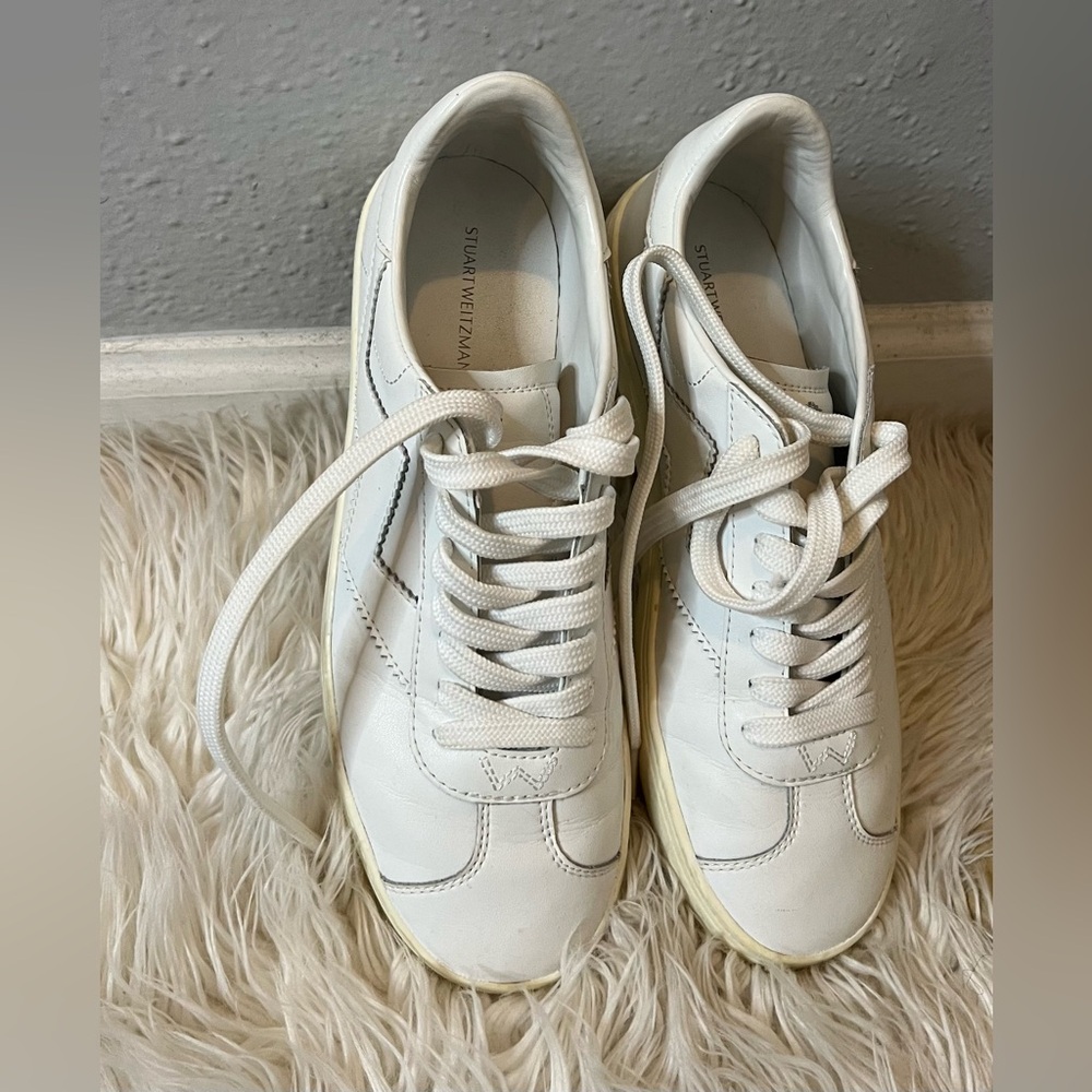 Stuart Weitzman White Women's Sneakers 8.5